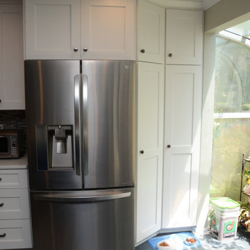 Olney, MD White and Blue Kitchen Remodel