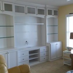 Custom Entertainment Center - Bookcases