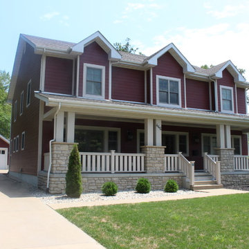 Countrylane Red James Hardie Siding | Kirkwood, MO 63122