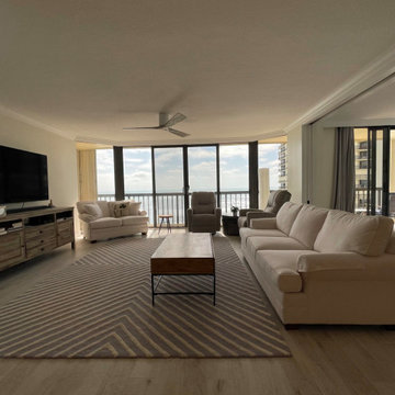 Ocean Front Living Room and Den/Guest room