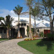 tropical driveway