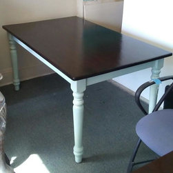 Painted Farmhouse Style Dining Table - Dining Tables