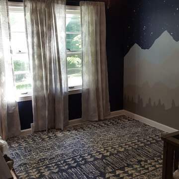 Night Sky Mountain Nursery
