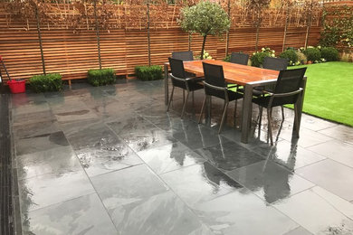 Contemporary patio in London.