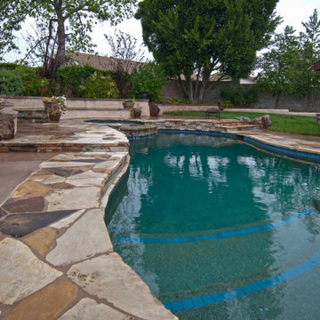 Pool Remodel w/ Natural Stone
