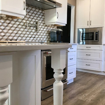 Typical Barrie kitchen made Pretty Before & After