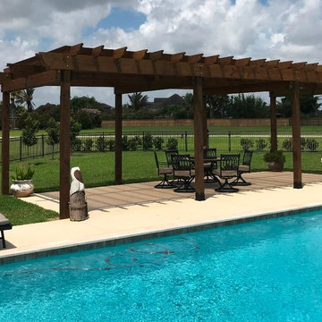 League City, TX, Shade Pergola