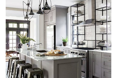 Example of a trendy kitchen design in Orlando