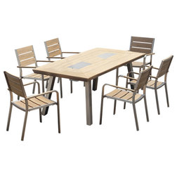 Transitional Outdoor Dining Sets by OVE Decors
