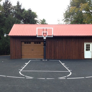 Quincy L's Pro Dunk Platinum Basketball System on a 50x30 in Quakertown, PA