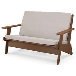 Transitional Outdoor Loveseats by POLYWOOD