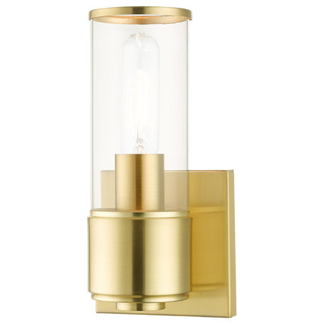Quincy 1-Light Satin Brass ADA Sconce
