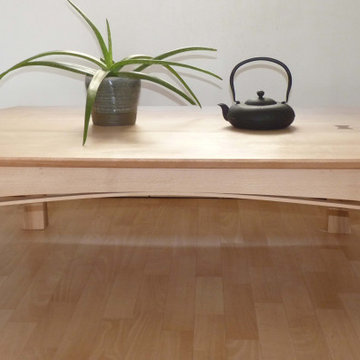 Table basse japonisante en hêtre massif