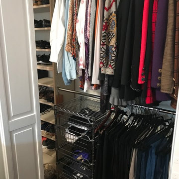 Master closet in Pacific Heights condo