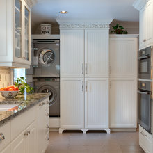 kitchen with laundry
