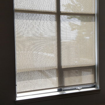 Roller Shades in the Party Room of the Etobicoke James Club