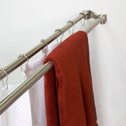 Double shower rod - Shower Curtain Rods
