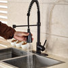Tindouf Oil Rubbed Bronze Kitchen Sink Faucet With Pull Down Sprayer