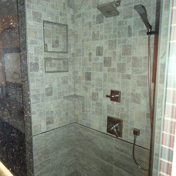 Master suite remodel with barrier free shower