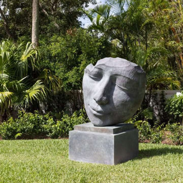 Sleeping Face Sculpture