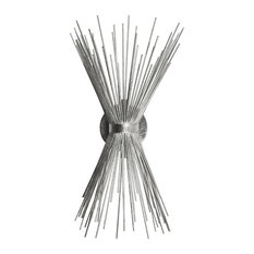 2-Light Cornell Wall Sconce, Silver