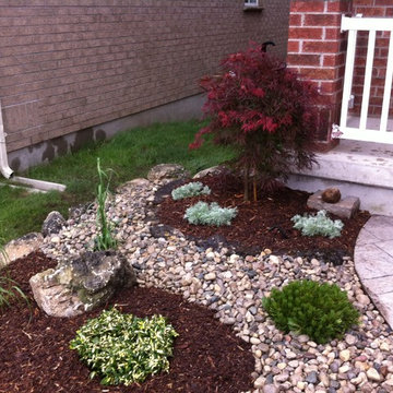 Asian inspired front garden