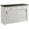 Bowery Hill Two Tone Server in White