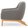 Anders 30" Fabric Chair, Foggy