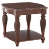 Steve Silver Company Antoinette End Table in Cherry