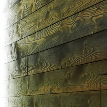 Blue Burned Fir Shou Sugi Ban Wall Cladding
