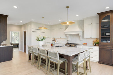 Example of a transitional kitchen design in Minneapolis