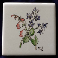 Wild Flower Tiles - Tile