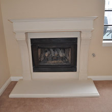 fireplace mantel
