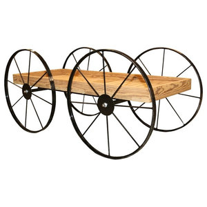 36 Wooden Wagon Wheels Steel Rimmed Wooden Wagon Wheels Set Of