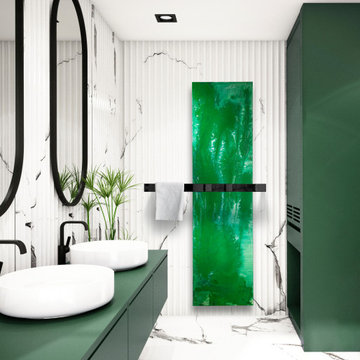 NYMPHEA BATH TOWEL WARMER RADIATOR - PS CI-185NYM