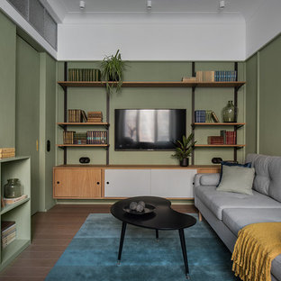 75 Beautiful Green Living Room Pictures Ideas December 2020 Houzz