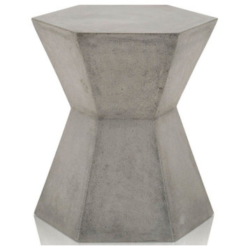 Essentials For Living District Bento Accent Table - Slate Gray