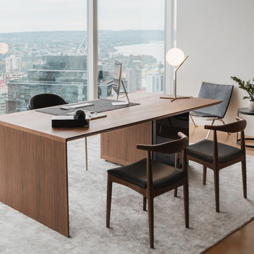 Gia Desk and Elbow Chairs