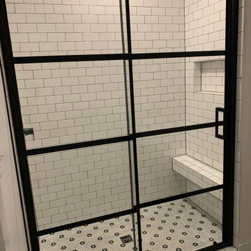 Fluerco brand Latitude Sliding Frameless Shower