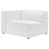 Odette White Leather 4-Piece Sofa And 2 Ottomans Set