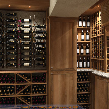 Wine Cellar Rendering