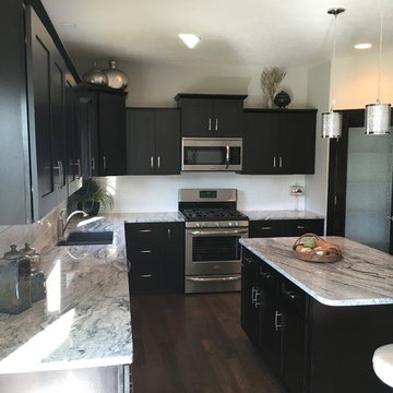 Dark Espresso Shaker Kitchen Cabinets w/ Soft Close by Everyday Cabinets
