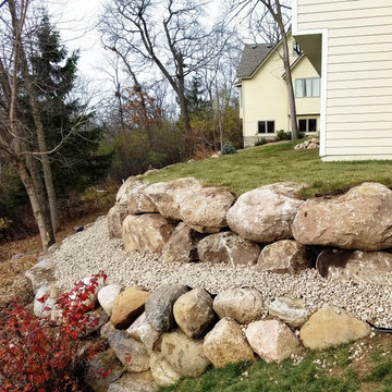 Boulder Retaining Walls