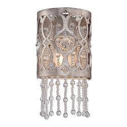 Beautiful 1 Light sconce by Minka Lavery Lucero - Jessica Mcclintock Home with F - Lighting