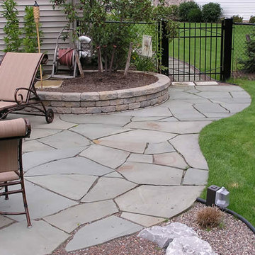 Custom Stone Patios/Paths/Entry-Ways-Slab-on-Grade