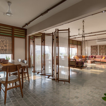 APARTMENT DESIGNED BY AANGAN ARCHITECTS
