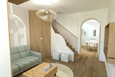 Réalisation d'un salon design.