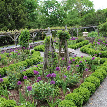Back garden in Pound Ridge