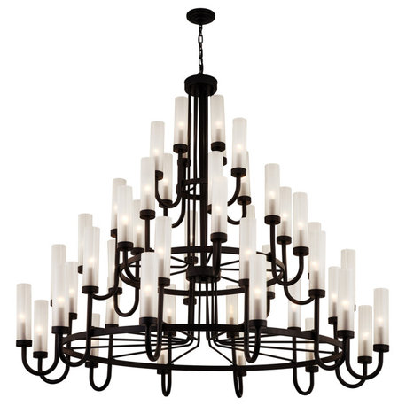 Anchor 60" 48-Light Chandelier FSN-4346-CLFR-DBRZ, Dark Bronze