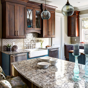 Award Winning Blue Kitchen
